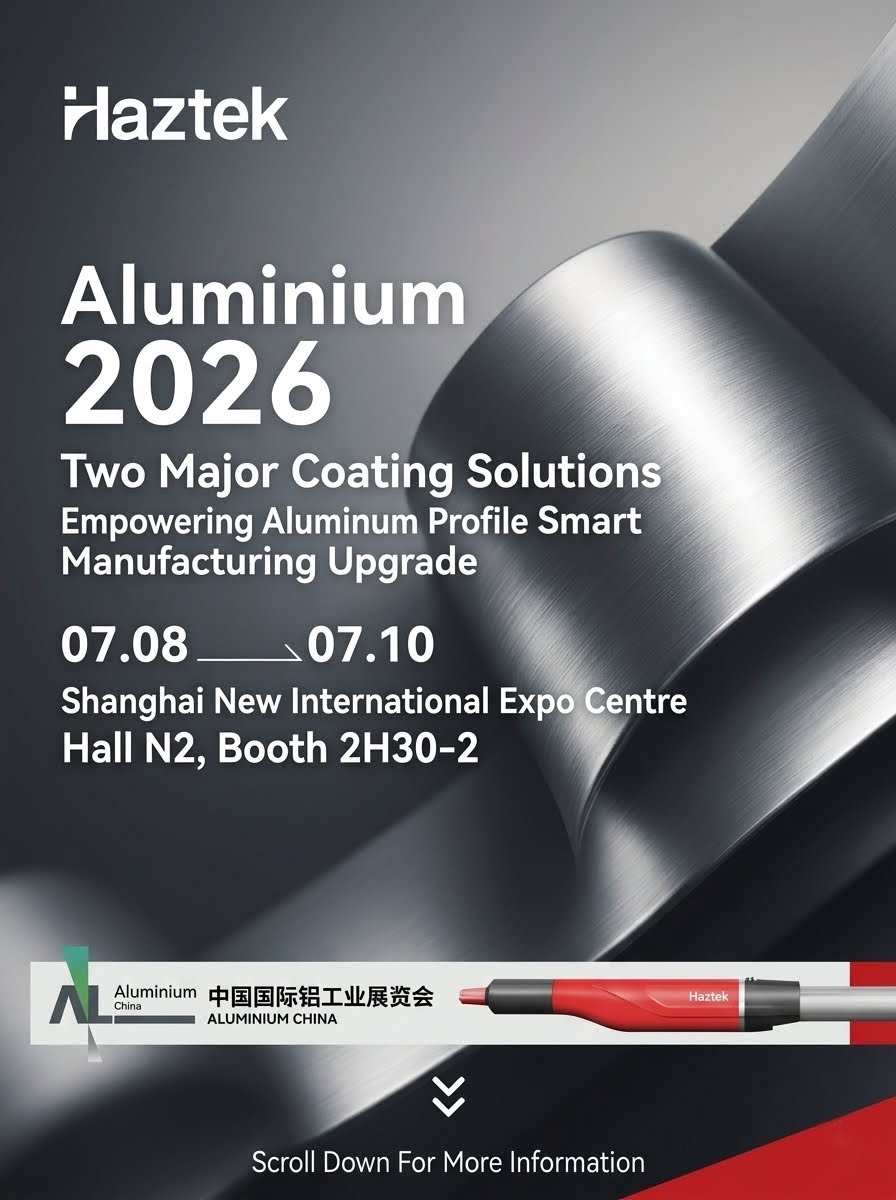 Haztek Invites You to Shanghai | Showcasing Two Flagship Powder Coating Systems at China International Aluminum Industry Exhibition 2026