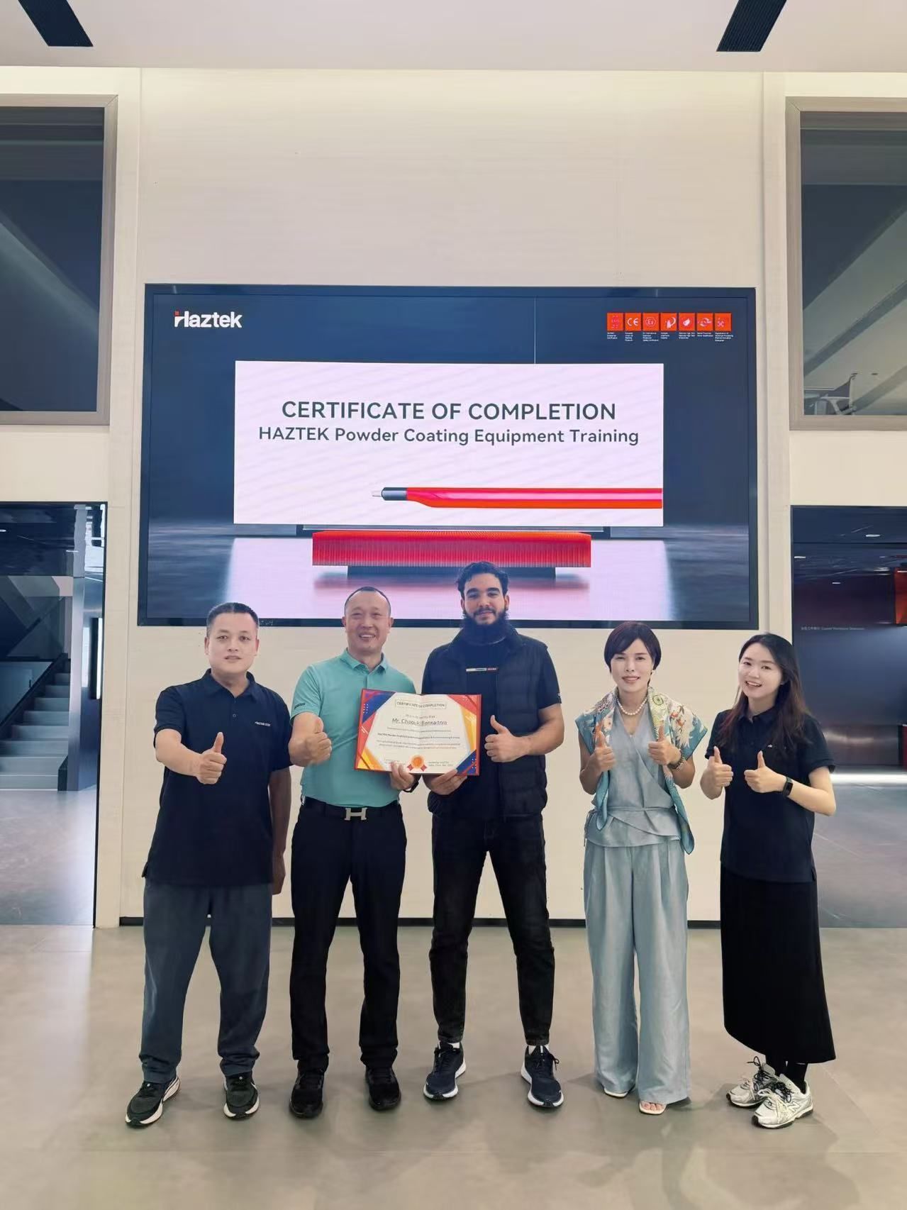 HAZTEK Expands Global Presence with Overseas Powder Coating Projects