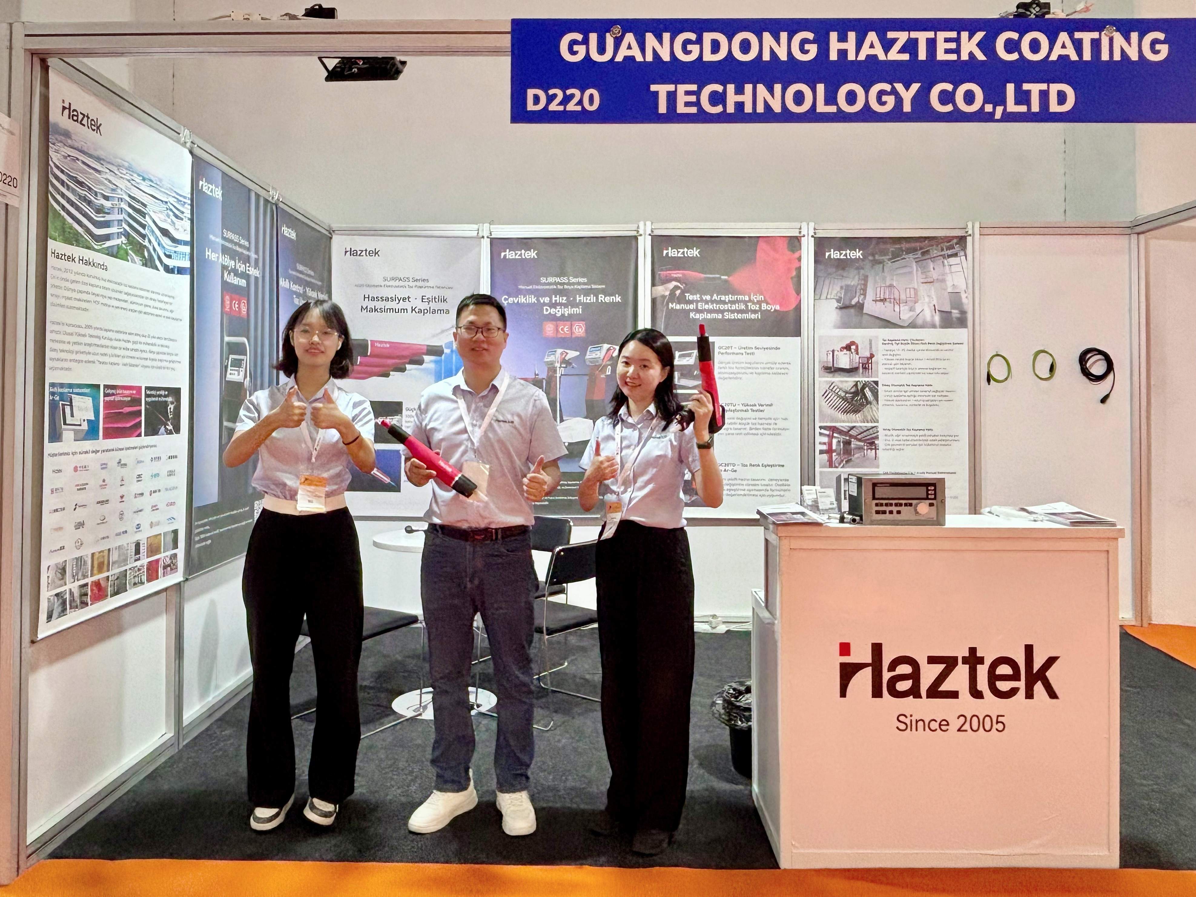 Haztek Showcases Next-Generation Powder Coating Technology at PaintExpo Eurasia 2025