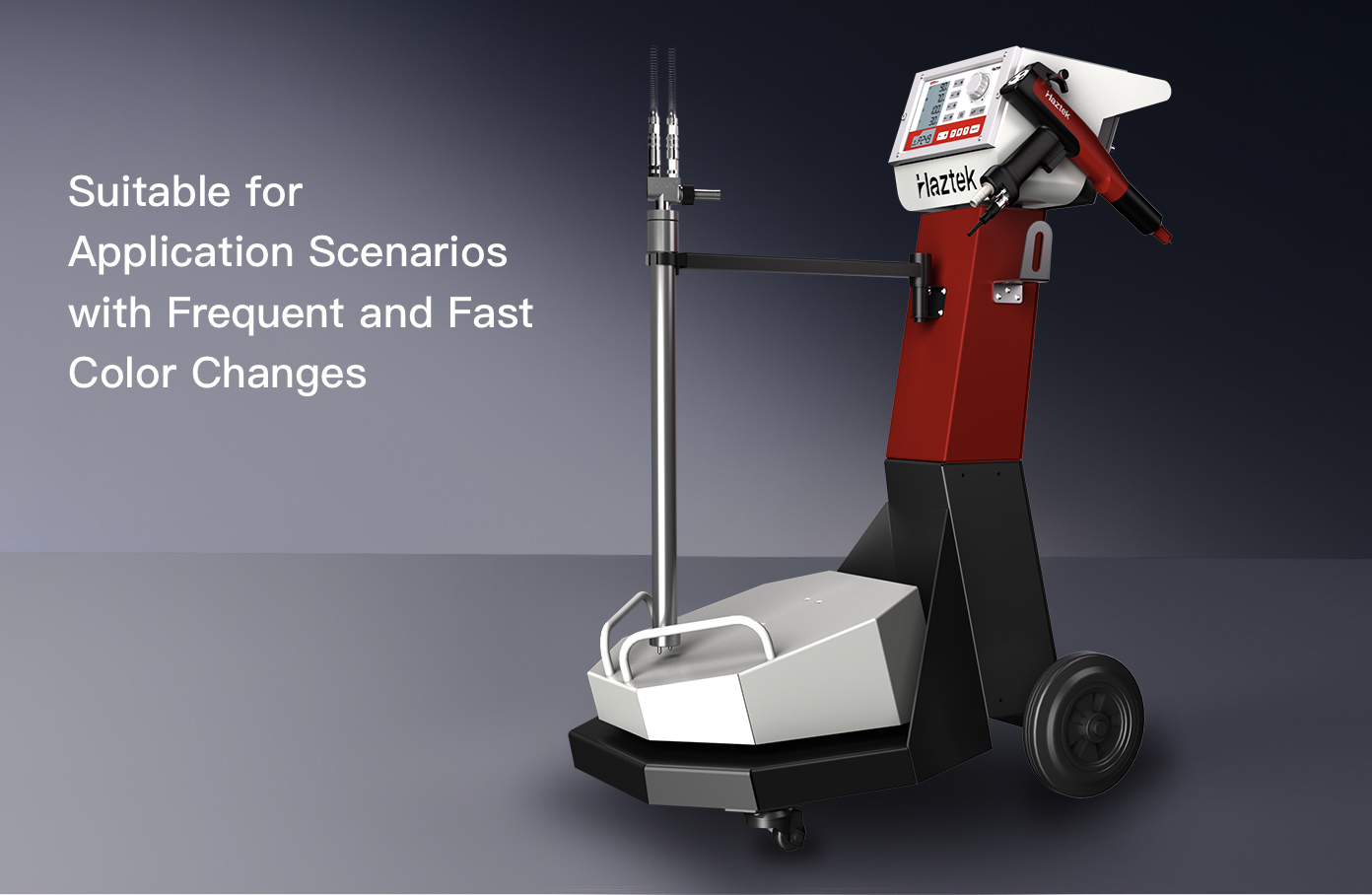 PINNACLE GC21FZ Manual Powder Coating Equipment With Vibration Table