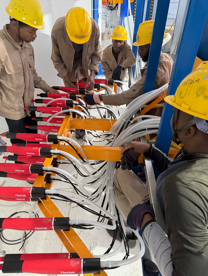 AG20 automatic spray gun installation